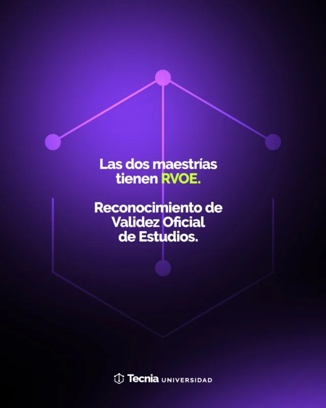 Publicación de Instagram sobre RVOE